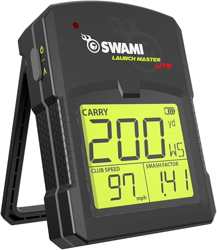 Izzo Golf Swami Launch Master Golf Launch Simulator: Complete Golf Tra
