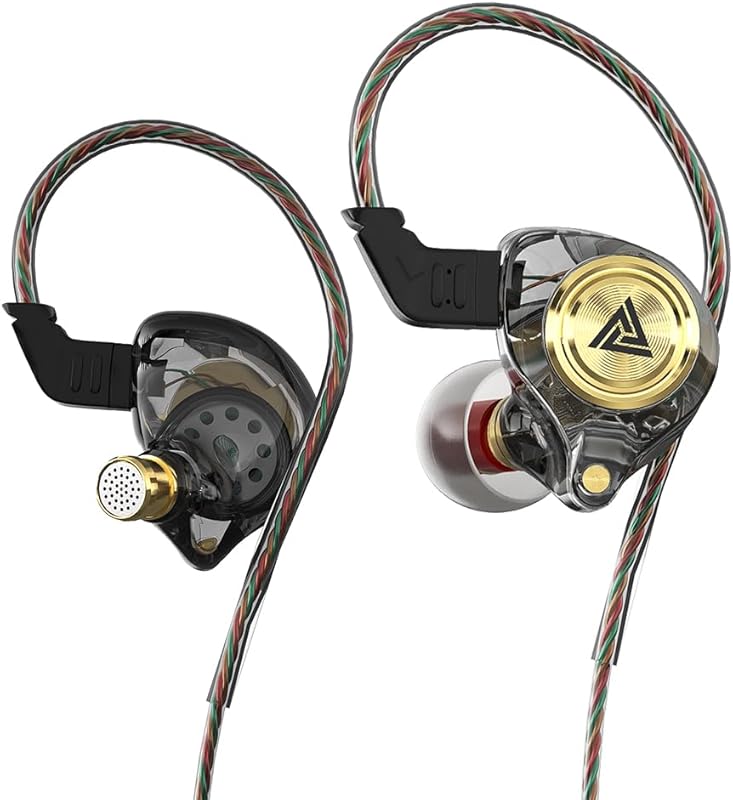 Ak3file IEMs, 1DD 10mm Dynamic Driver, Wired Gaming Earbuds, Deep Bass
