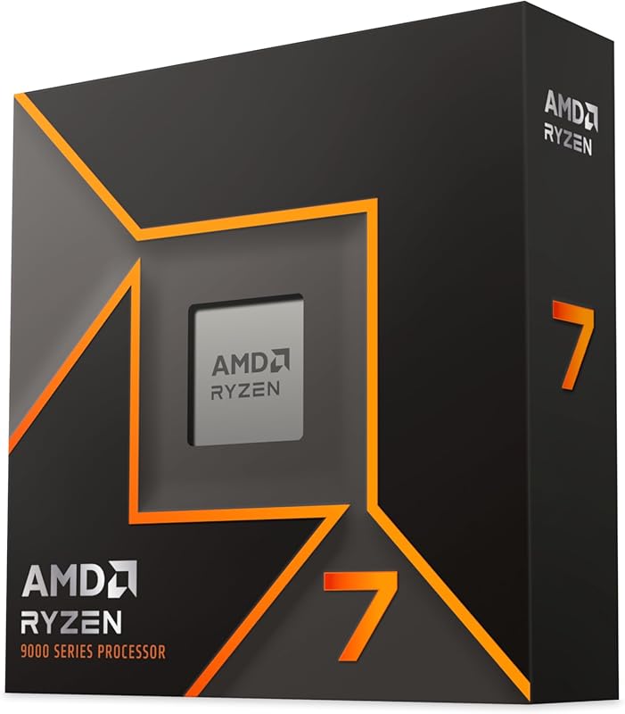 AMD Ryzen 7 9700X 8-Core 16-Thread Unlocked Desktop Processor for Gami