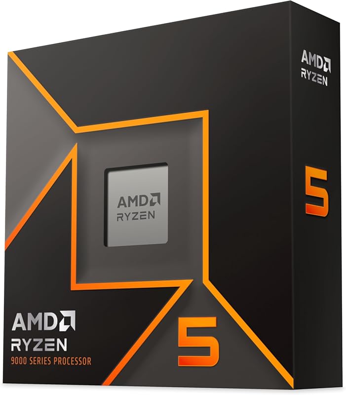 AMD Ryzen 5 9600X 6-Core 12-Thread Unlocked Desktop Processor for High
