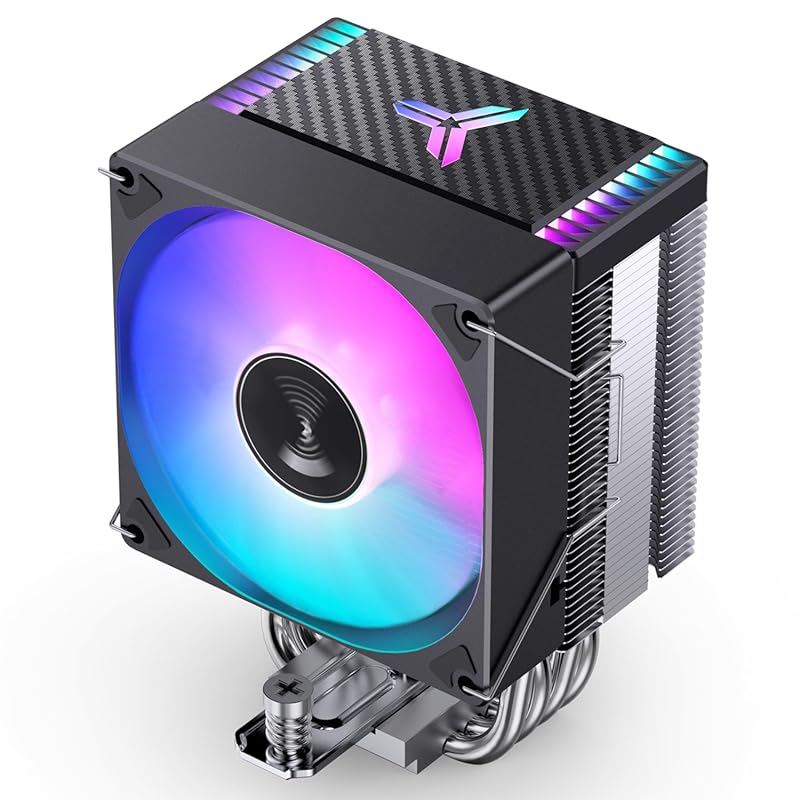 JONSBO CR1400 EVO RGB CPU Cooler: 92mm PWM Fan, 4 Copper Heat Pipes, S