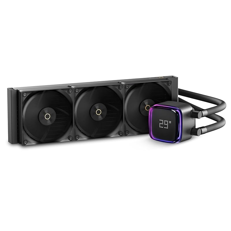 Iota L36 BK 360mm AIO CPU Cooler with Temperature Digital Display, ARG