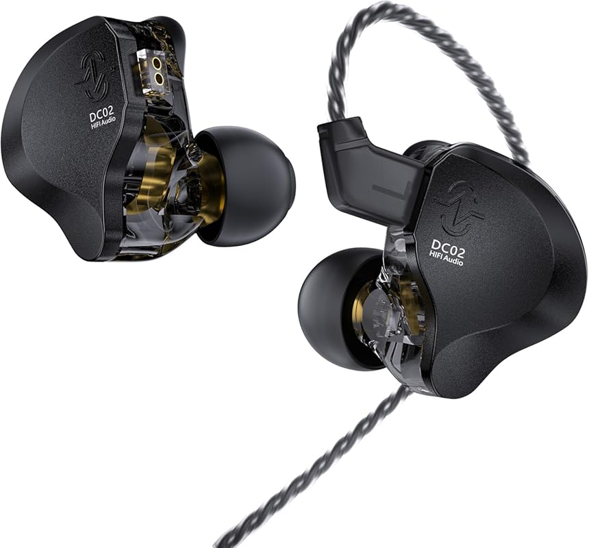 CCZ DC02 In-Ear Monitor Dual Magnetic Circuit Dynamic Driver Wired Ear