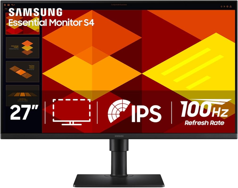 Samsung 27-Inch Borderless Business Monitor with IPS Panel, 100Hz Refr