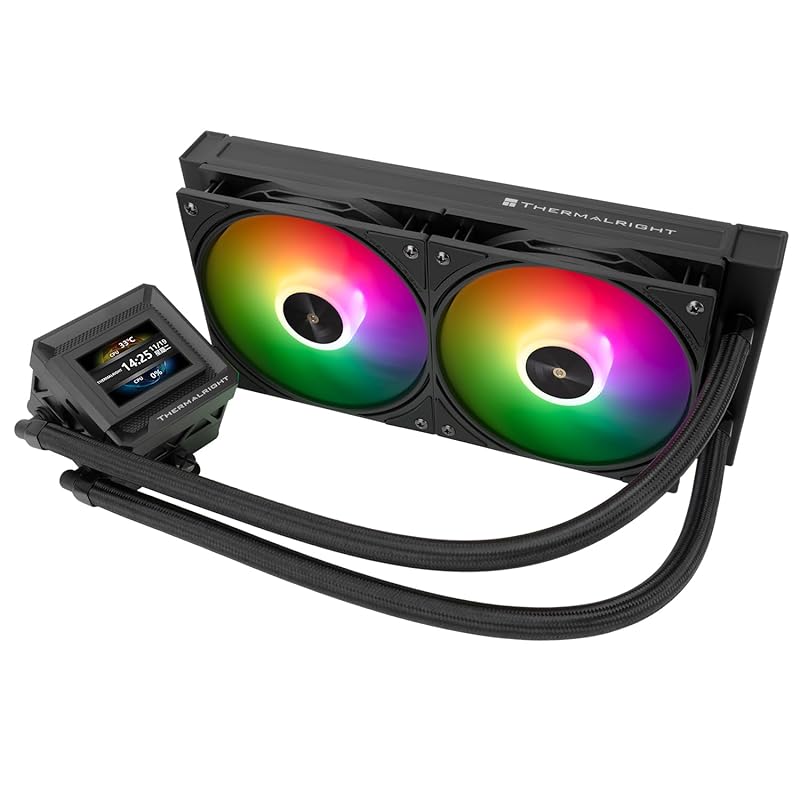 Thermalright FW 240 SE ARGB AIO Cooler: 320x240 IPS LCD Screen, AMD AM