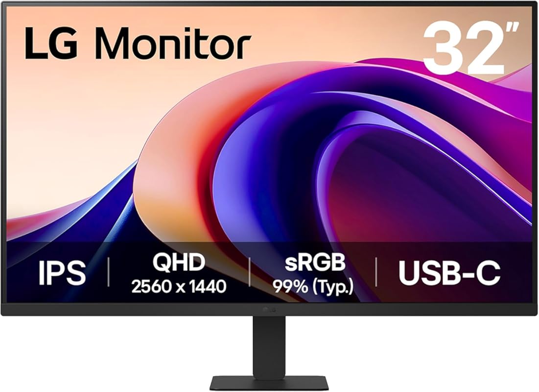 LG 32U631A-B 32-inch QHD IPS Monitor: 100Hz, HDR10, Reader Mode, Flick