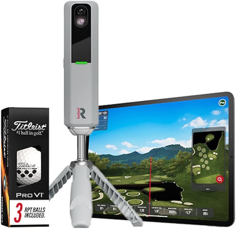 Rapsodo MLM2PRO Golf Launch Monitor & Simulator for Home Training, Swi