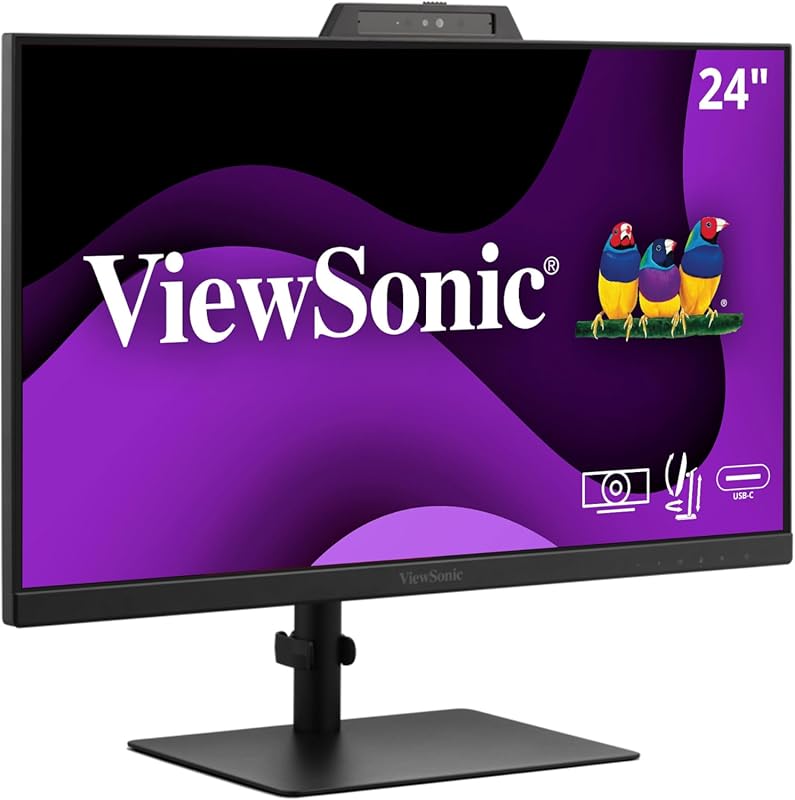 ViewSonic 24-inch 1080p IPS Video Conferencing Monitor with Windows He