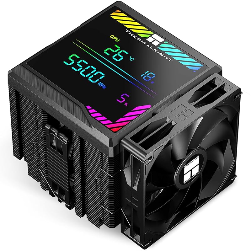 Thermalright Peerless Assassin 140 Digital Black CPU Air Cooler with D