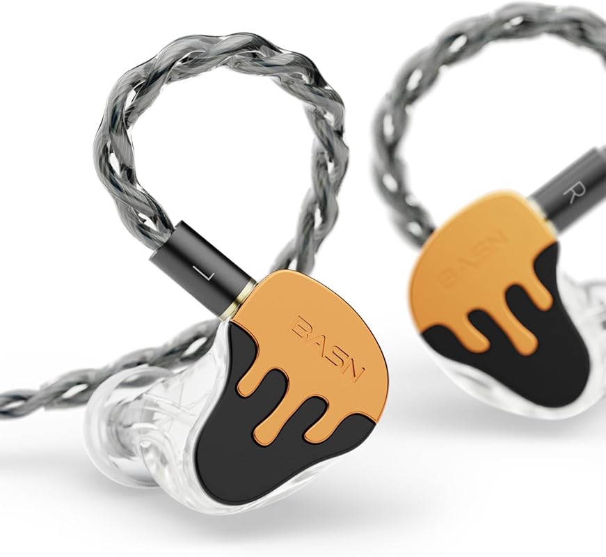 BASN BmasterX Hybrid 6-Driver In-Ear Monitor Earphones with Crystal Cl