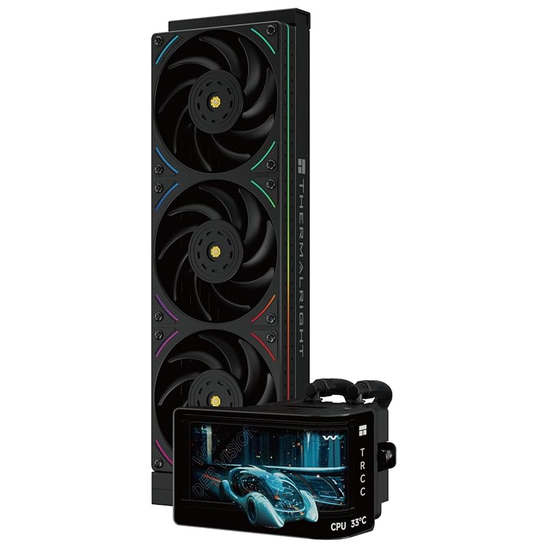 Wonder Vision 360 UB ARGB Black CPU Water Cooler,CPU Water Cooling Sys