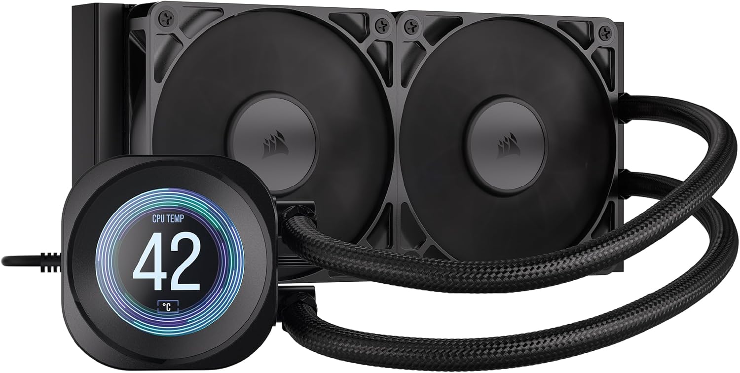 CORSAIR Nautilus 240 RS LCD AIO Cooler: 2.1