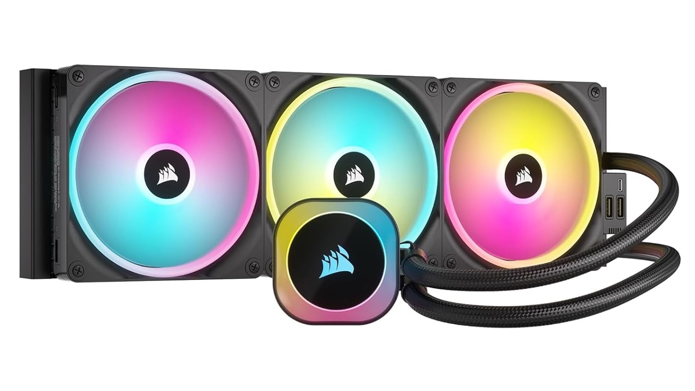 CORSAIR iCUE Link H170i Cooler 420mm QX140 RGB Fans, Intel LGA 1700, A