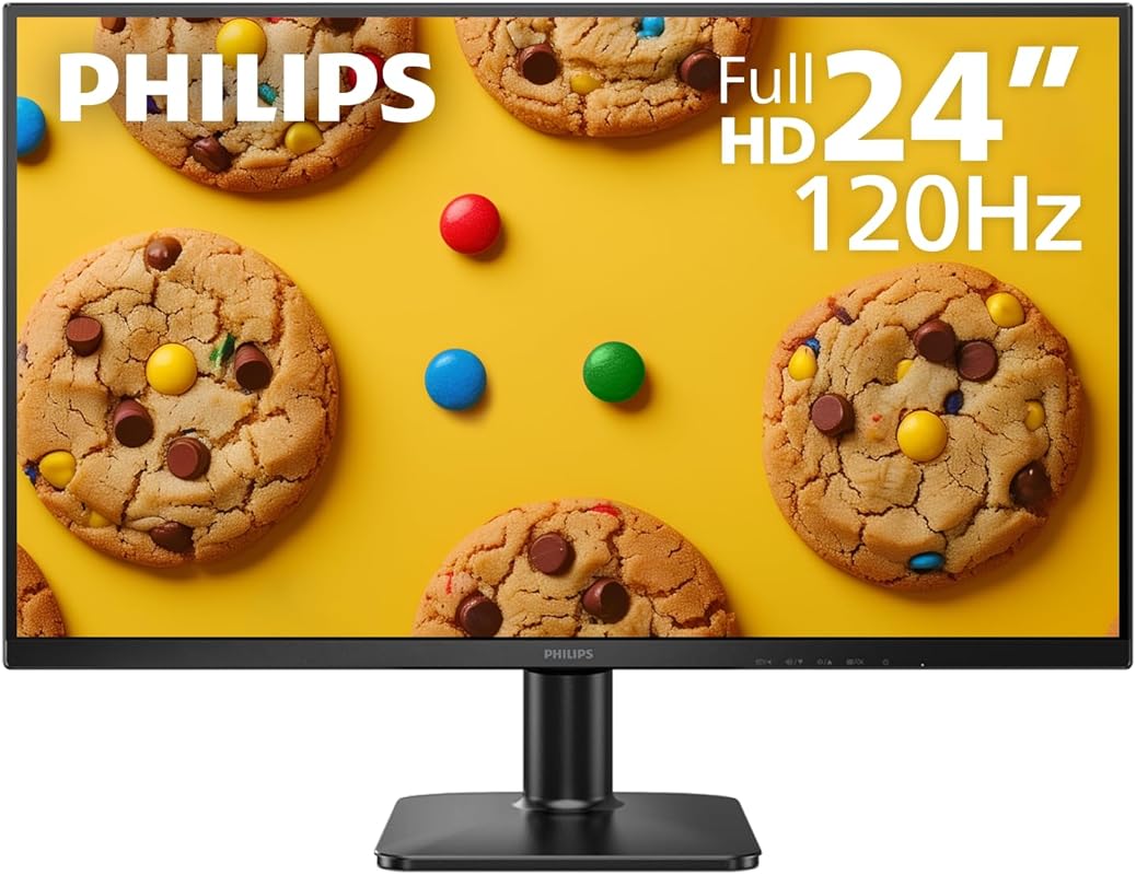 Philips 24E2N2100 24 Inch IPS FHD Gaming Office Monitor with 120Hz Ref