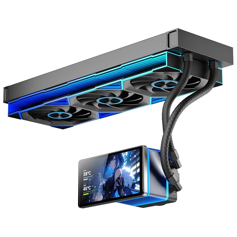 Jungle Leopard PF 360 CPU Water AIO Cooler with 5.5-inch LCD Magnetic