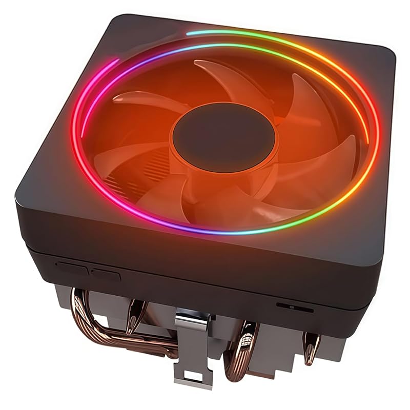 AMD Wraith Prism RGB CPU Cooler: 95mm PWM Fan, RGB LED, Thermal Paste 