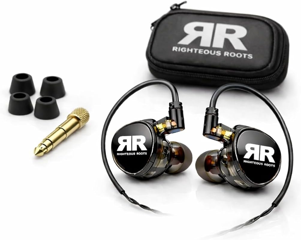 Righteous Roots RR-EV1 Professional Dual Driver IEMs with Carrying Cas