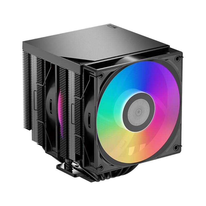 PCCOOLER RT620Pro TC ARGB Dual Tower CPU Cooler with 6 Heatpipes, Dual