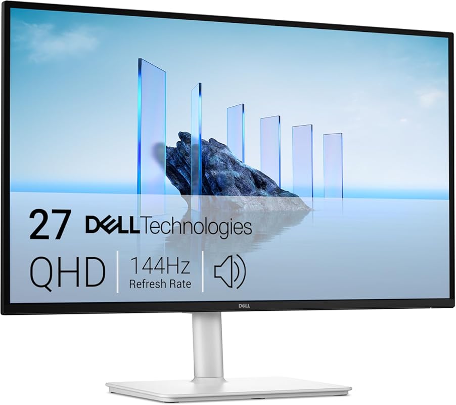 Dell 27-Inch QHD 144Hz Gaming Monitor with 1ms Response, 2x3W Speakers