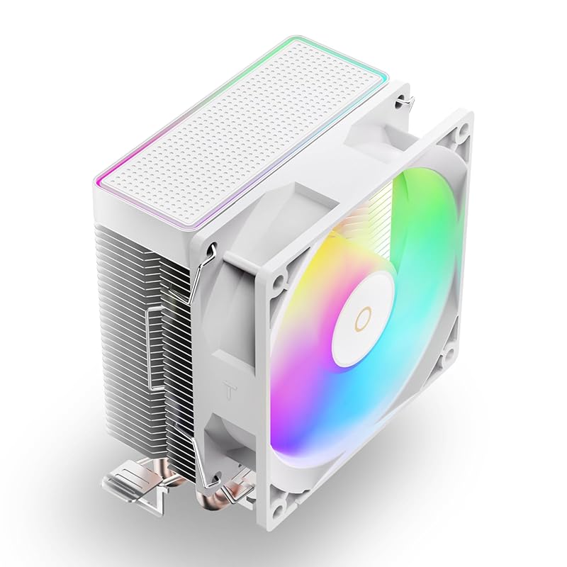 Gamma A20 WH ARGB SFF CPU Cooler – 123mm, ARGB Lighting, Supports Inte
