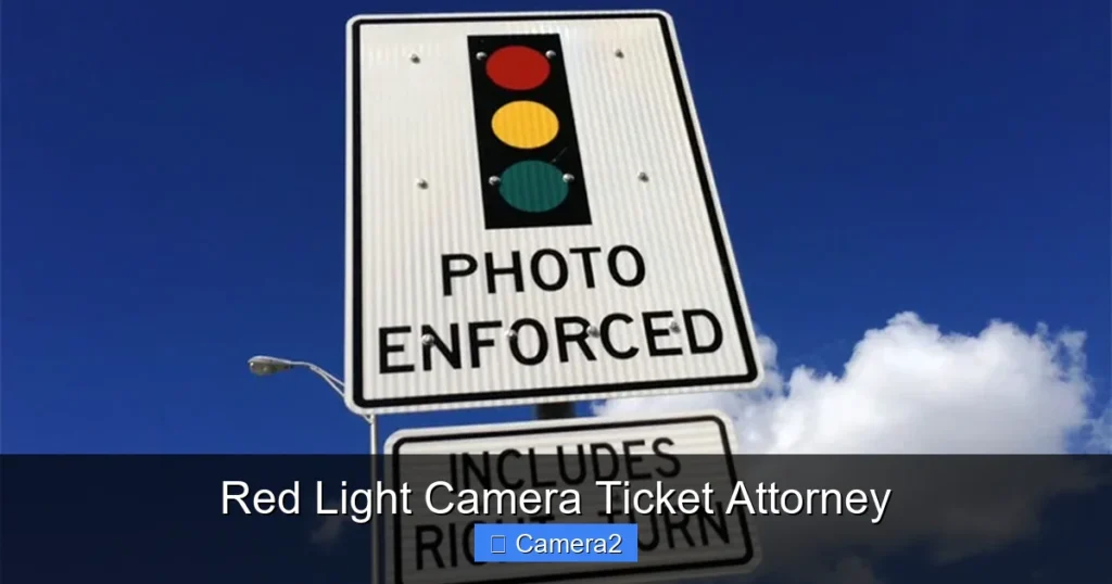 Red Light Camera Ticket Attorney