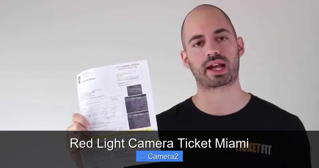 Red Light Camera Ticket Miami