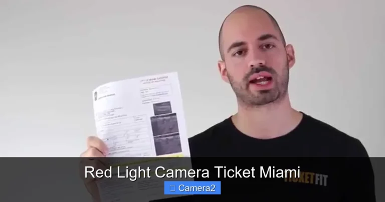 Red Light Camera Ticket Miami