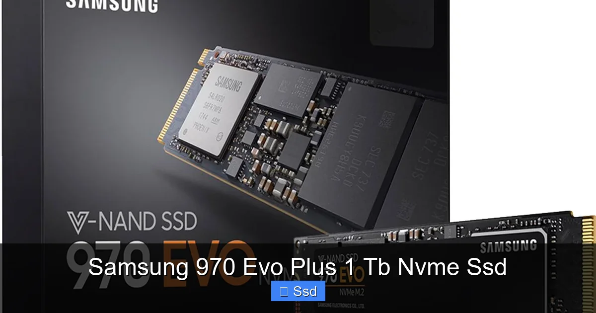 Samsung 970 Evo Plus 1 Tb Nvme Ssd