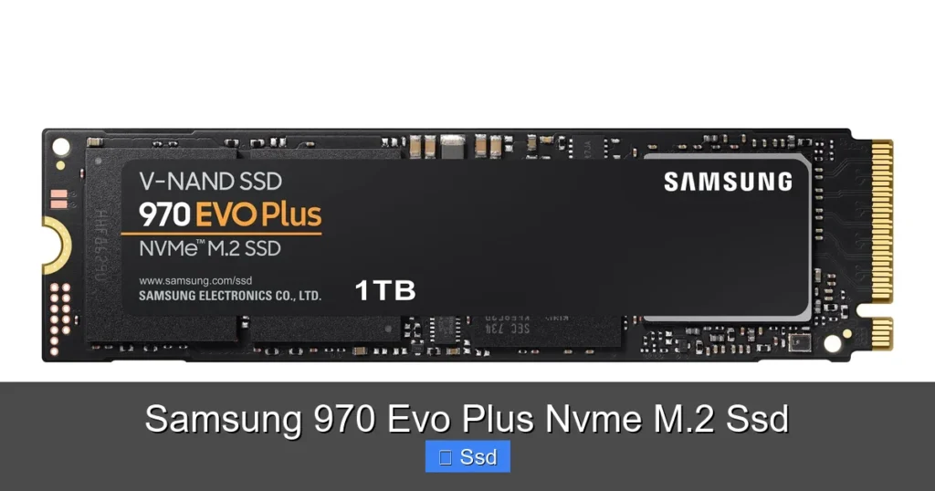 Samsung 970 Evo Plus Nvme M.2 Ssd