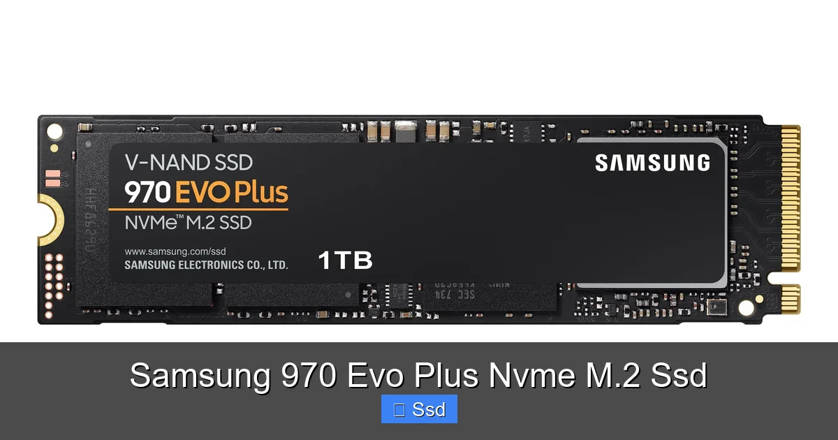 Samsung 970 Evo Plus Nvme M.2 Ssd