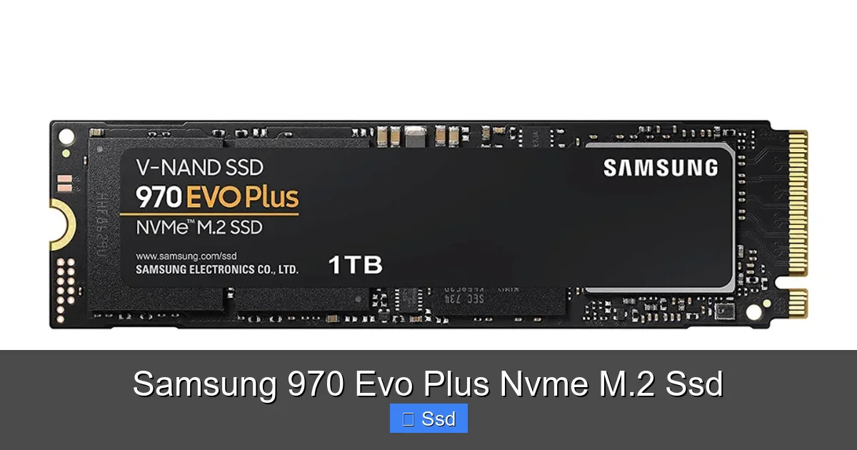 Samsung 970 Evo Plus Nvme M.2 Ssd