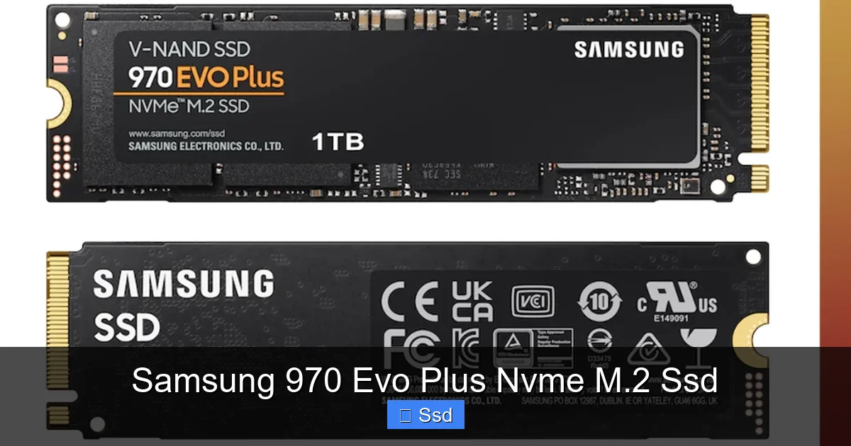 Samsung 970 Evo Plus Nvme M.2 Ssd