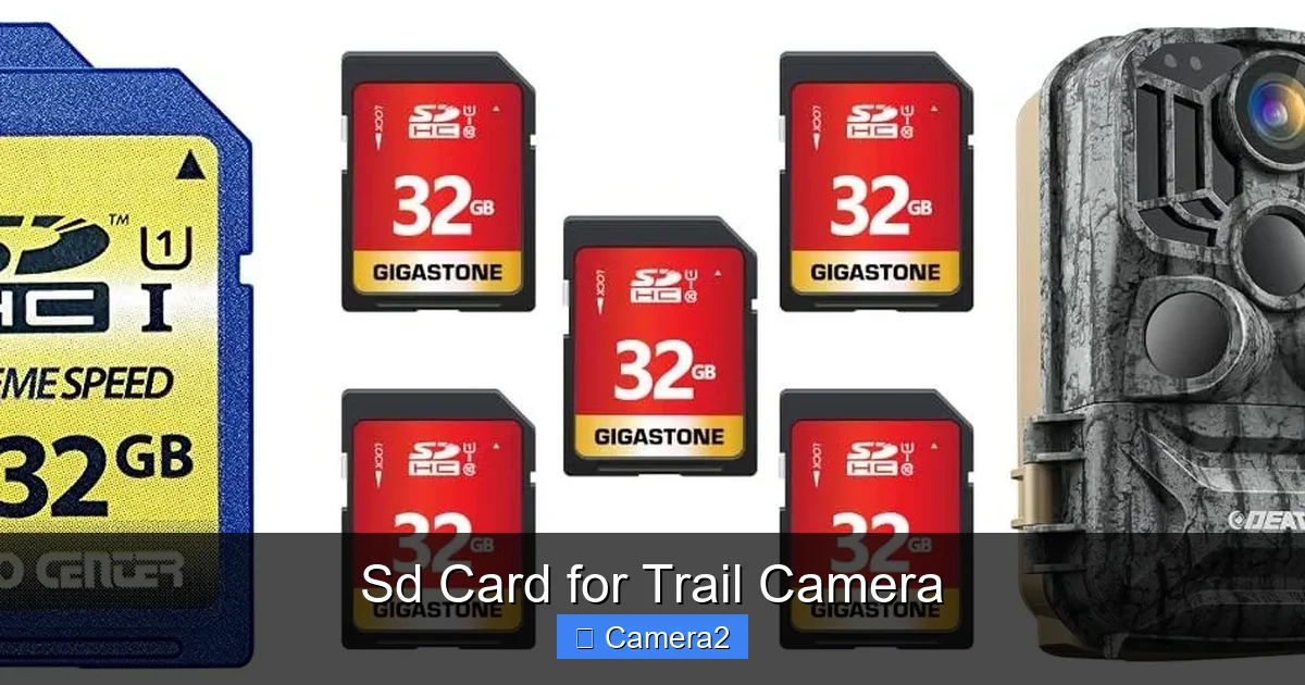 Sd Card for Trail Camera