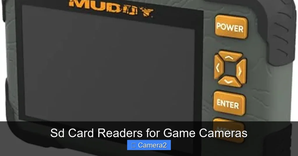 Sd Card Readers for Game Cameras