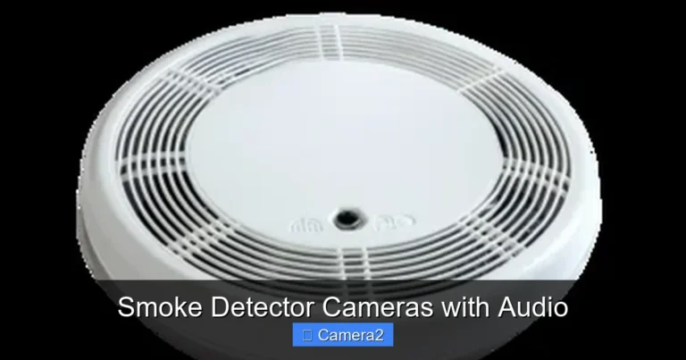 Smoke Detector Cameras with Audio