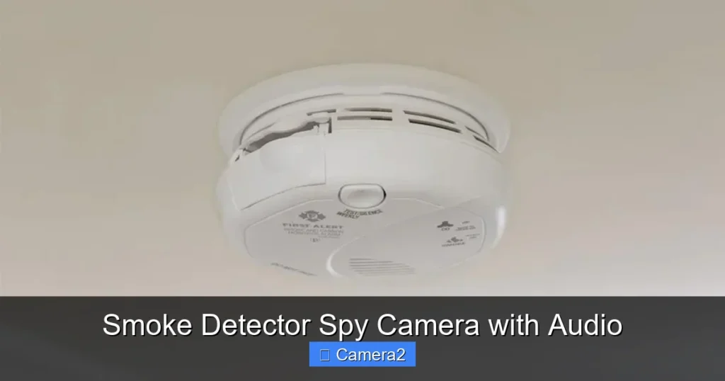 Smoke Detector Spy Camera with Audio