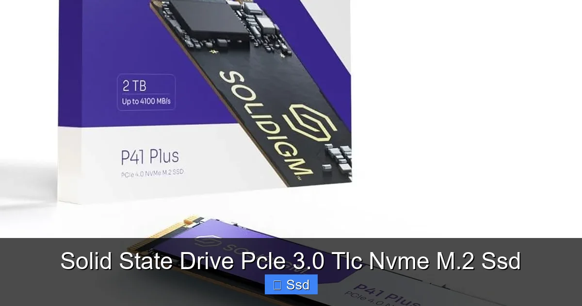 Solid State Drive Pcle 3.0 Tlc Nvme M.2 Ssd