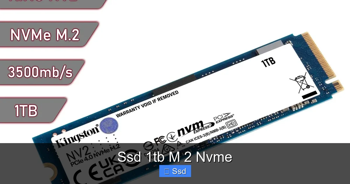 Ssd 1tb M 2 Nvme