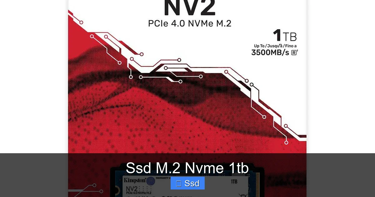 Ssd M.2 Nvme 1tb