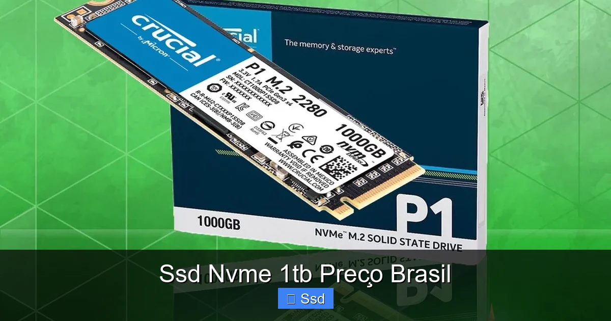 Ssd Nvme 1tb Preço Brasil