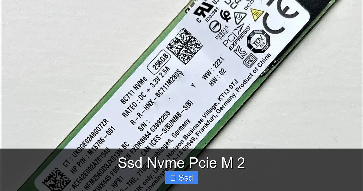 Ssd Nvme Pcie M 2