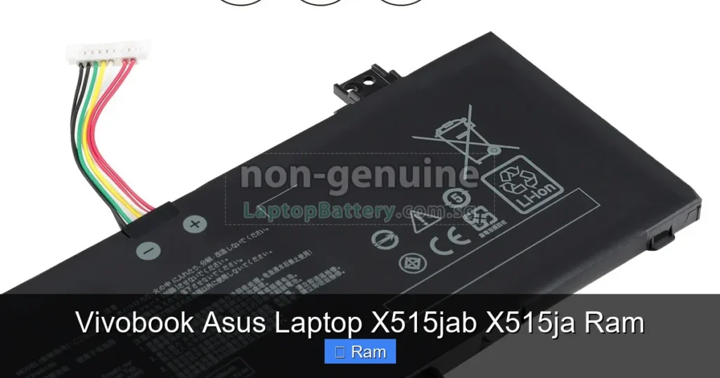 Vivobook Asus Laptop X515jab X515ja Ram