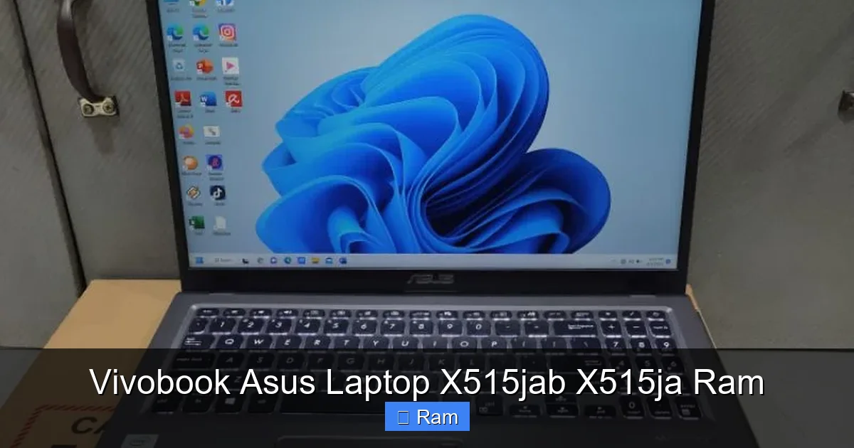 Vivobook Asus Laptop X515jab X515ja Ram