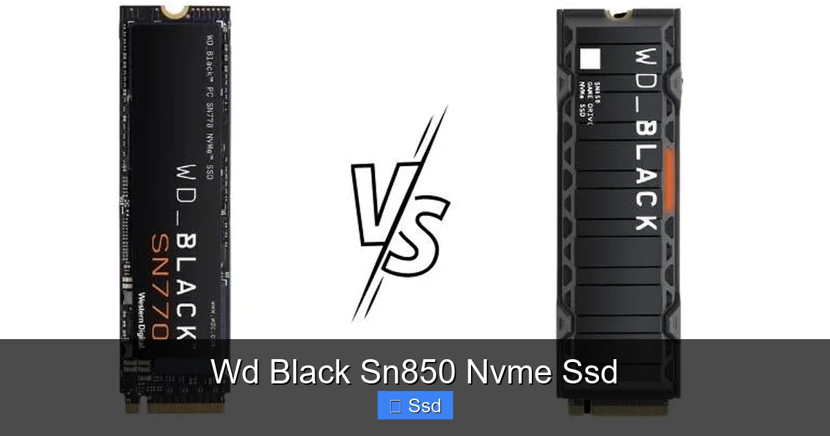 Wd Black Sn850 Nvme Ssd