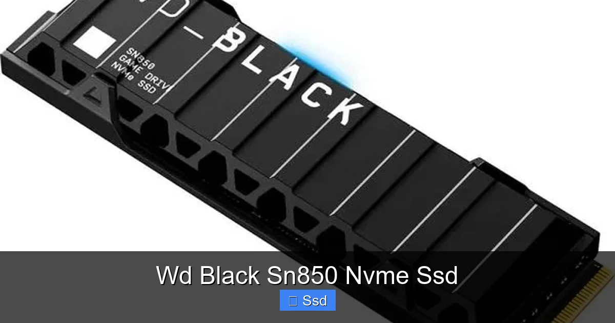 Wd Black Sn850 Nvme Ssd