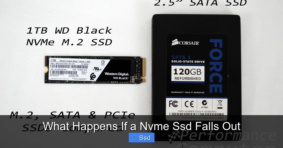 What Happens If a Nvme Ssd Falls Out