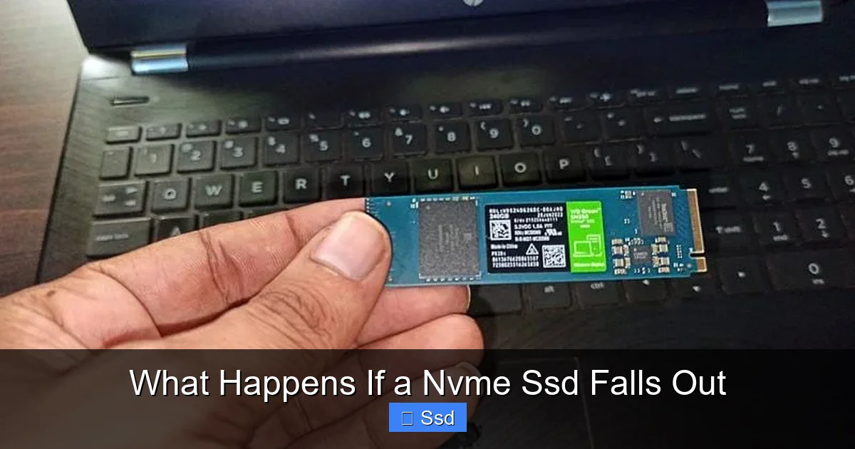 What Happens If a Nvme Ssd Falls Out