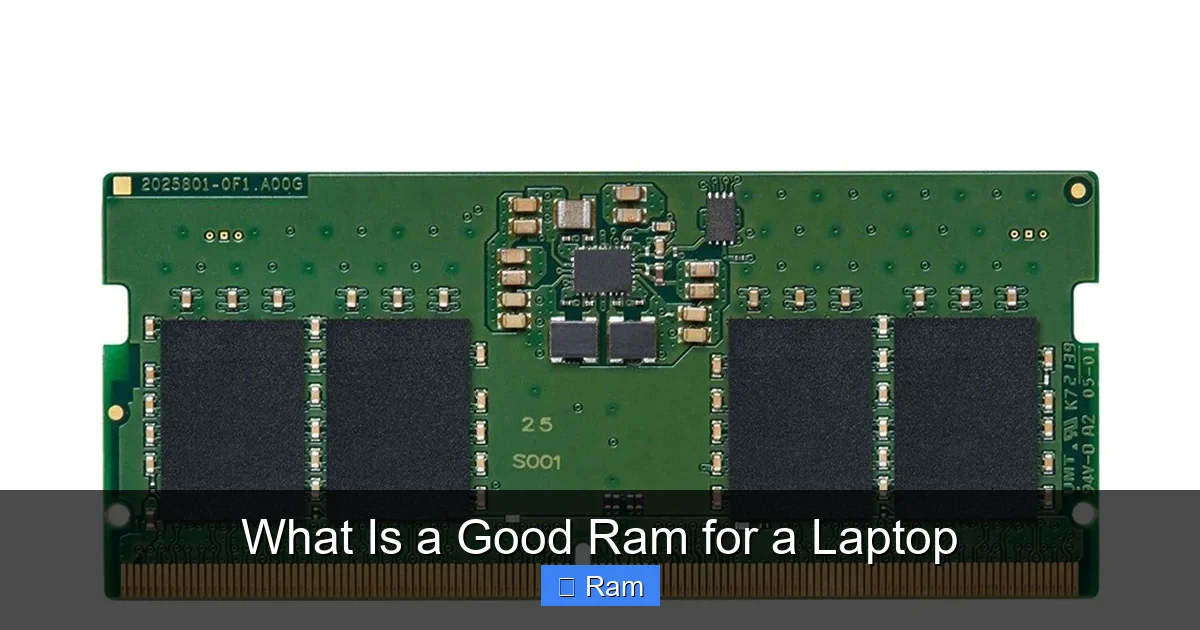 What Is a Good Ram for a Laptop