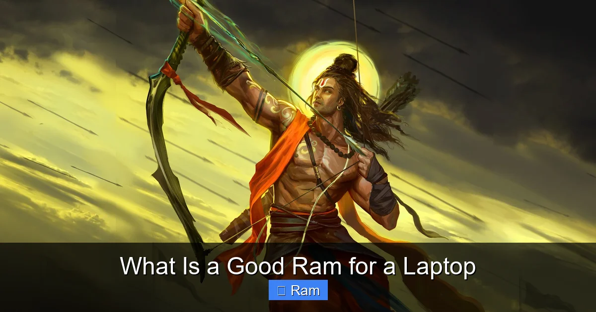 What Is a Good Ram for a Laptop