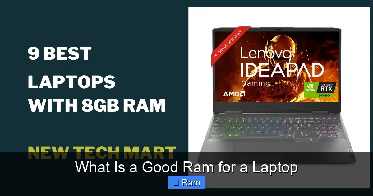 What Is a Good Ram for a Laptop